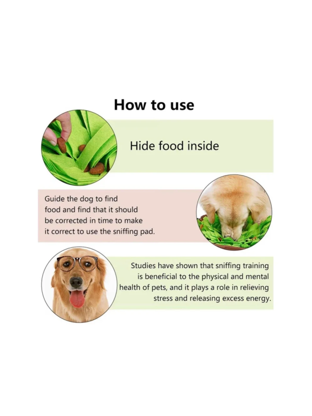 NEW Pet Snuffle Mat Dogs Interactive Feed Game Boredom, Encourage